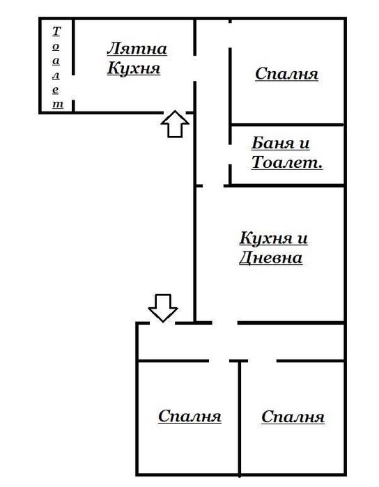 Тухлена къща в центъра на с. Здравец - 8670