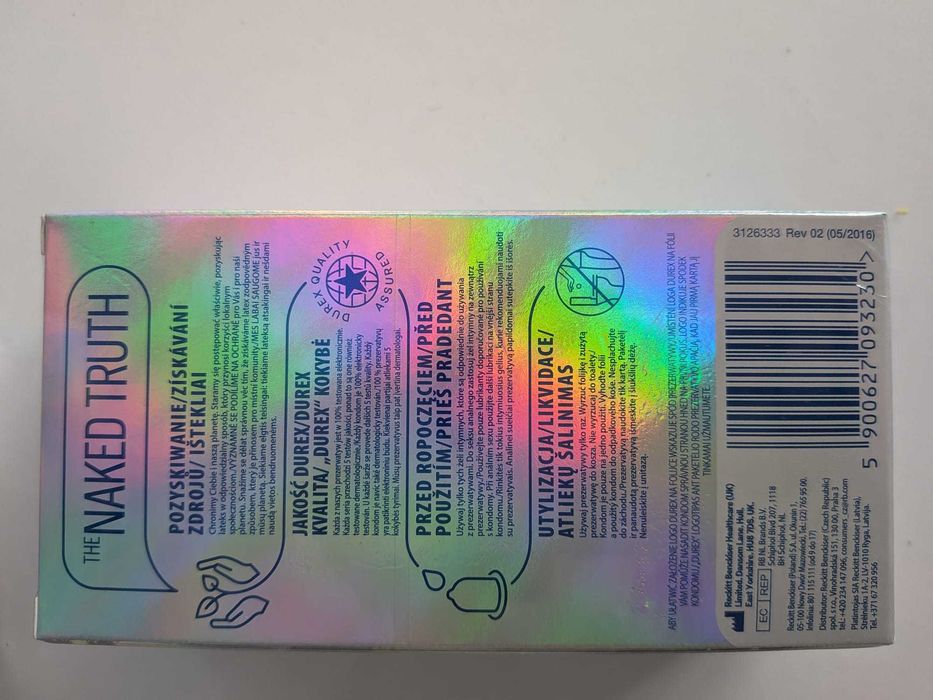 6 cutii prezervative Durex Invisible Close Fit, 60 bucati