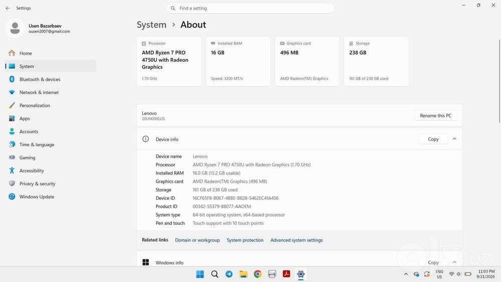 Ryzen 7 Pro 4750U
