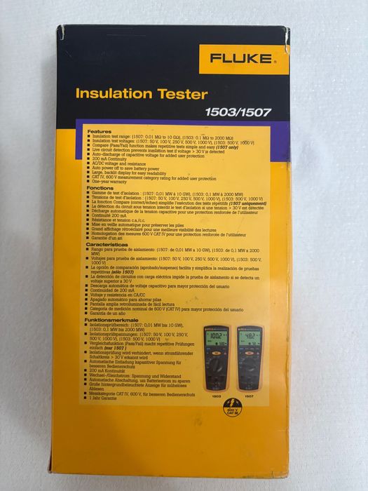 FLUKE 1507 Tester de izolație