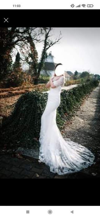 Vand rochie de mireasa Enzoani Beautiful mărime 36-38 ajustabil