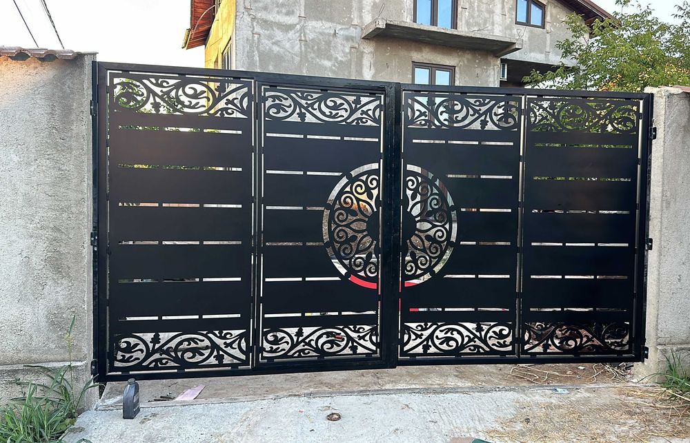 Porti,garduri, balustrade,scari metalice, confecții metalice ,terase