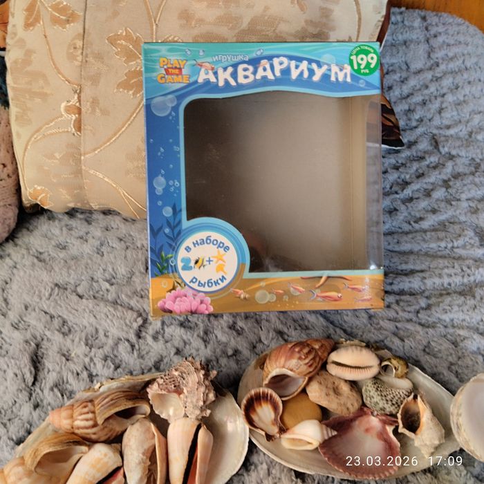 Шикарный набор ракушек для аквариума и ручных работ