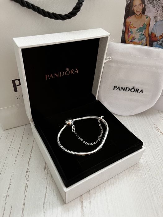 Браслет Pandora, серебро, люкс качество