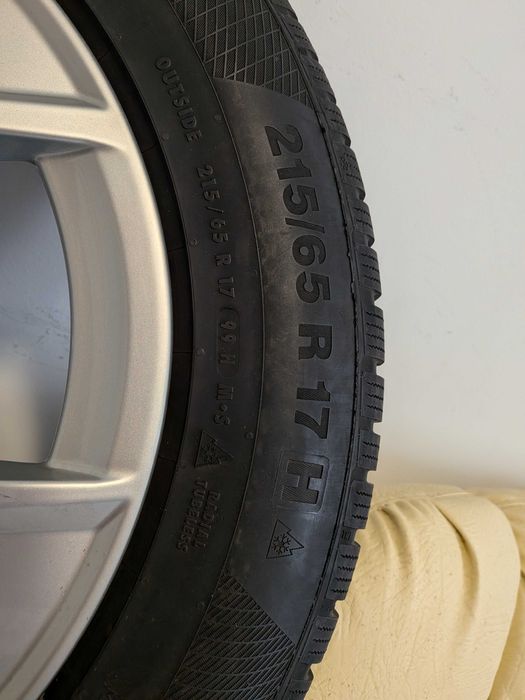 Jante + Anvelope 215/65/R17 5x112 ET38