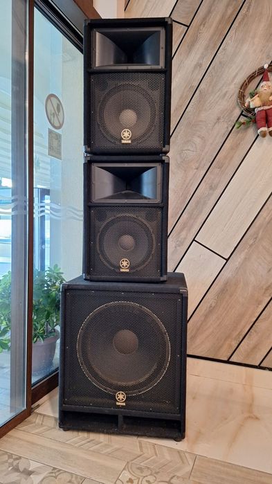 Апаратура YAMAHA + стъпало за бас BIEMA K6P (отлични)