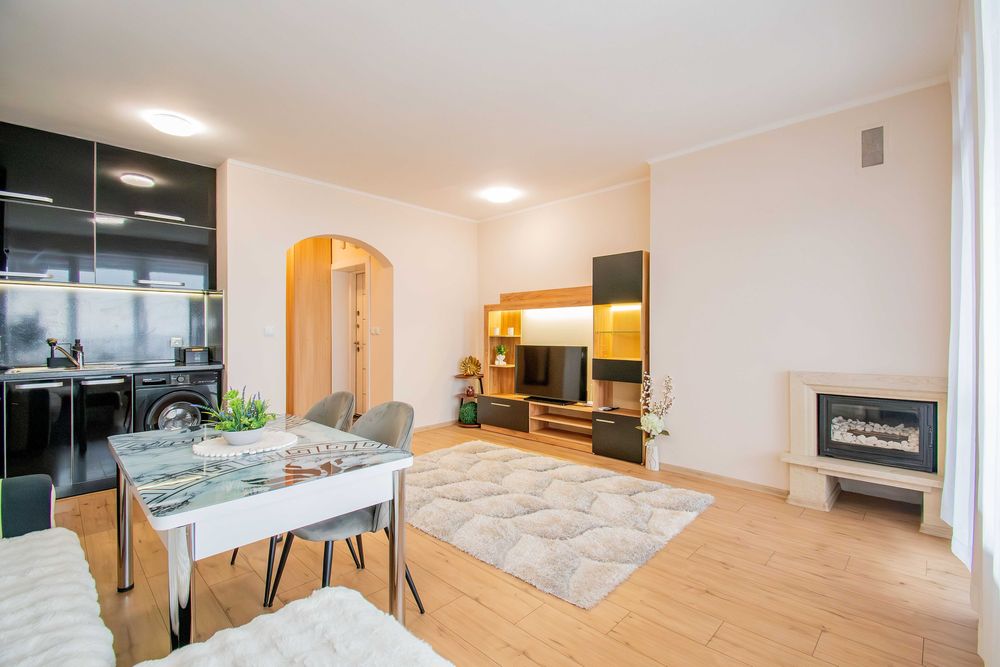 Стилно обзаведен двустаен апартамент в кв. Симеоново