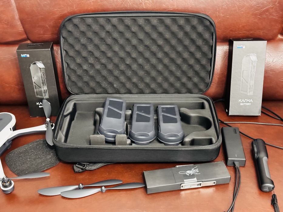 Kit complet-dronă Nouă GoPro KARMA - doar testată - full accesorii