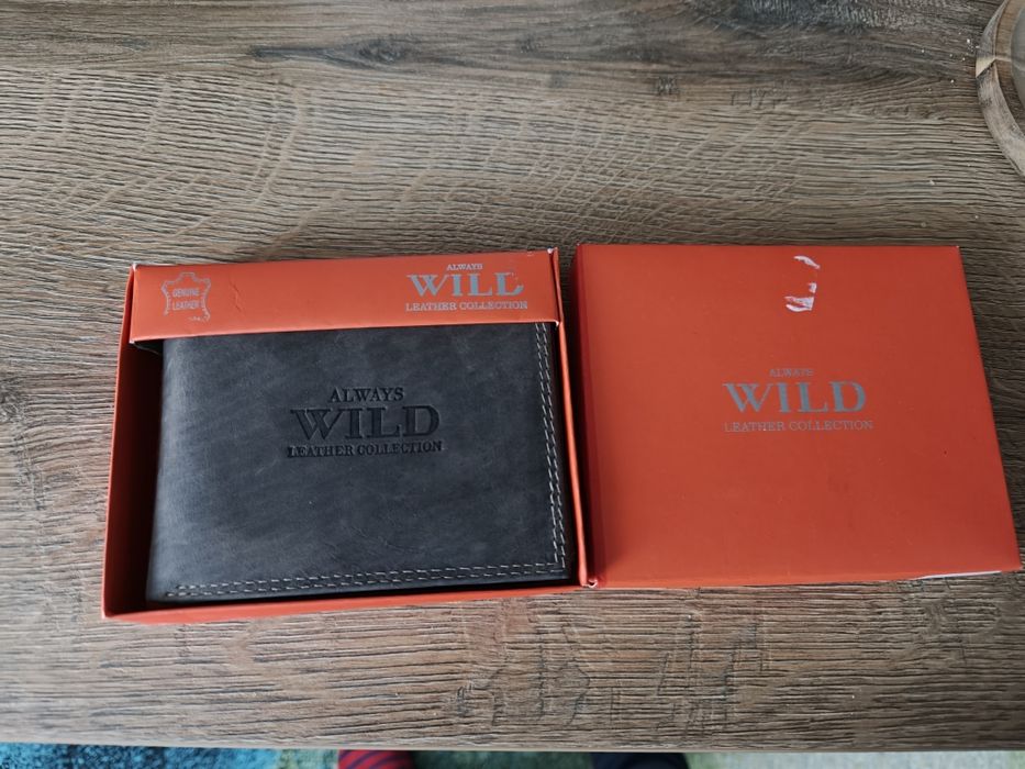 Portofel piele barbati nou