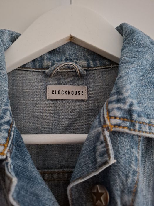 Jacheta blue jeans 38 Clockhouse 100% cotton