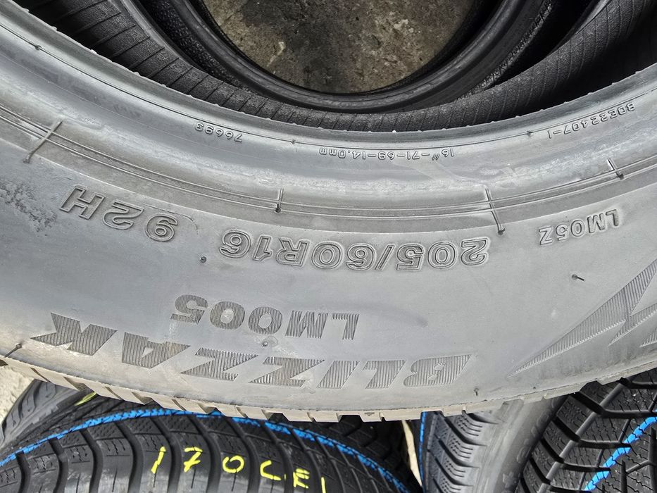 205 60 16 brigestone m+s