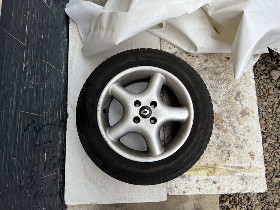 Jante cu anvelope R15 all season 4x100 Renault Clio 4