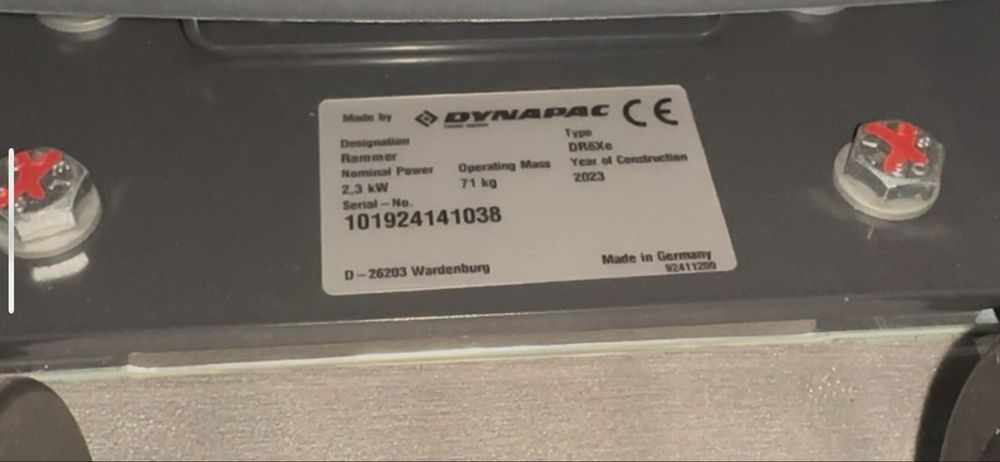Dynapac DR6X e 2023 трамбовка