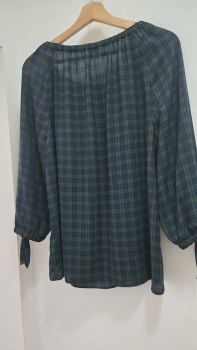 Bluză Talbots, verde cu albastru