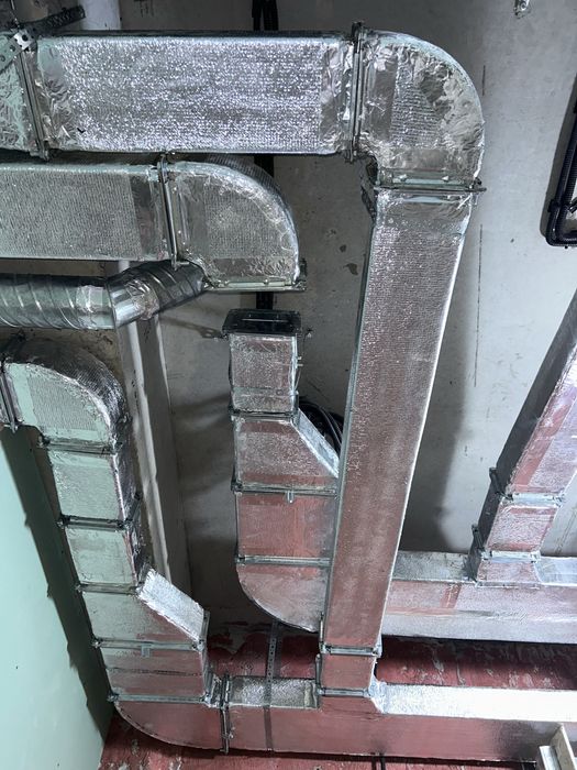 Монтаж системы вентиляций