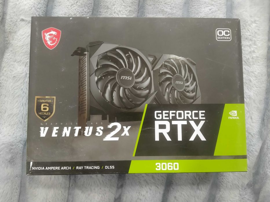 Видеокарта MSI GeForce RTX 3060 VENTUS 2X 12G OC