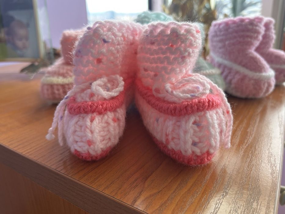 Ръчно плетени терлички