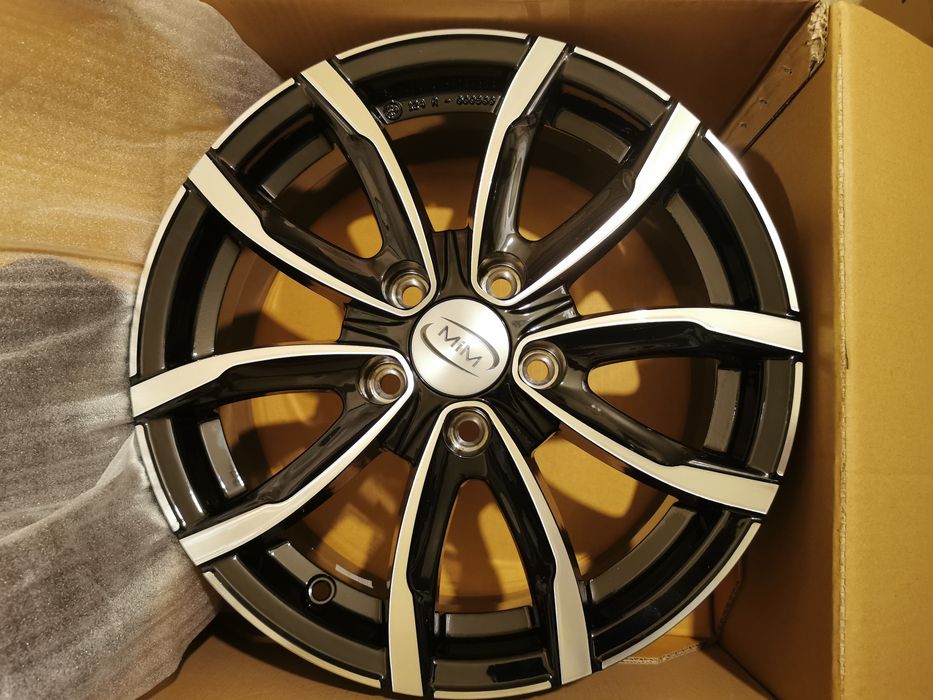 Vand jante de aliaj marca MiM 5x112 pe 16 black-polis