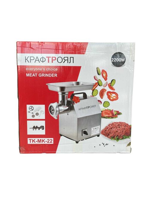 Професионална електрическа месомелачка 1300W TK-M22