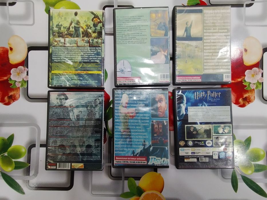 ДВД и СД диски с играми для  ПК 16 шт