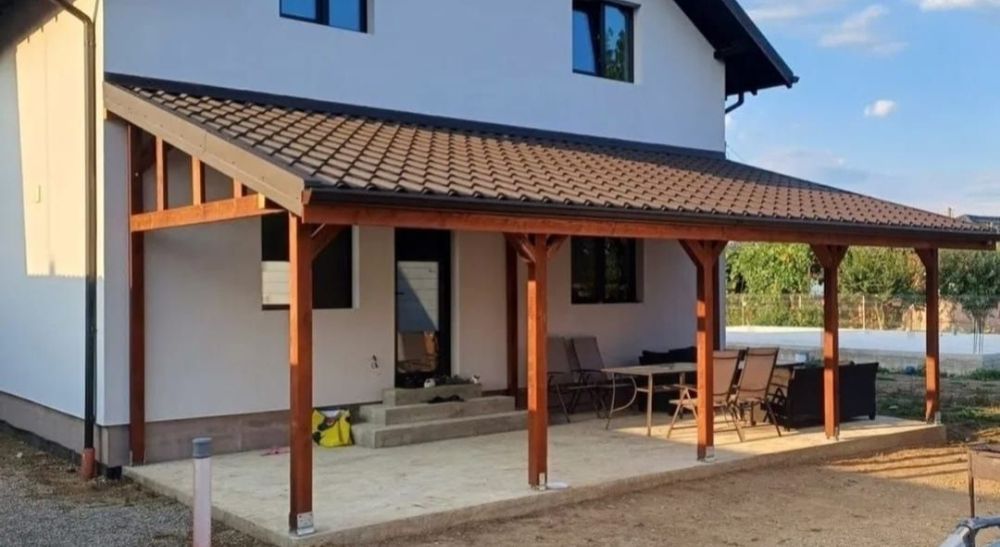 Foisoare de gradina 
Terasa 
Foisoare 
Magazii
Pergole 
Sopr