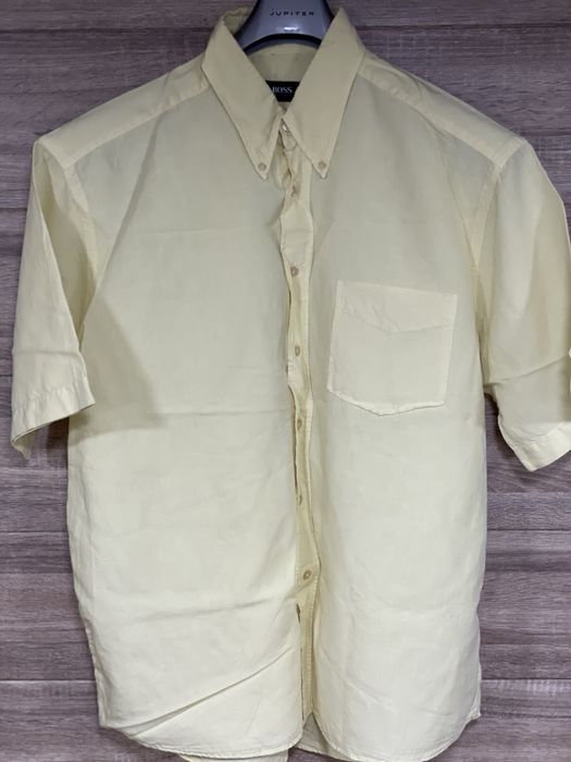 Hugo boss Рубашка XXXL Xl Лен 100%