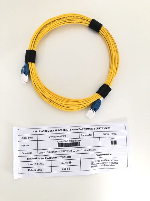Lichidare stoc !  Fibra optica Fujikura Afl HYPERSCALE patch cord