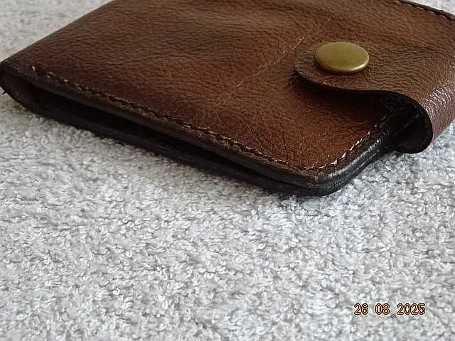 мъжки портфейл /естествена кожа/ ръчна изработка