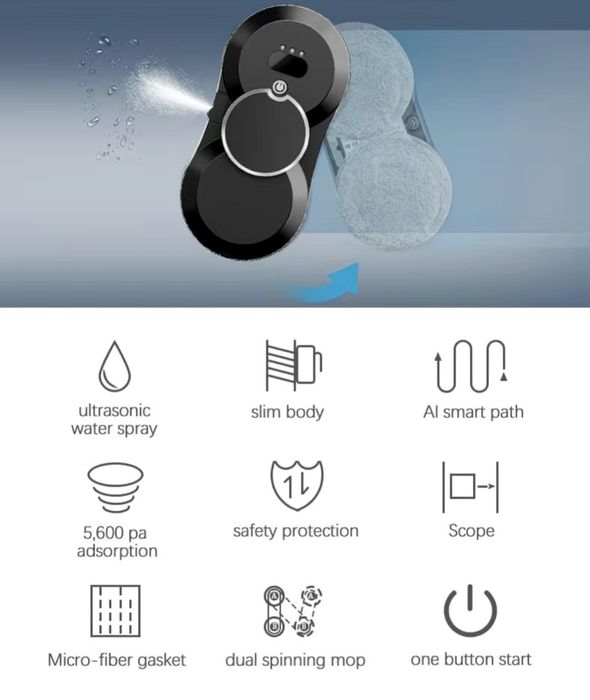 Робот для мойки окон Window Clianing Robot