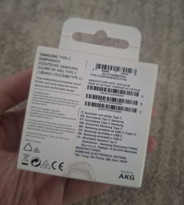 Наушник самсунг akg