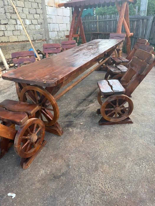 Legaane mese, mobilier din lemn masiv