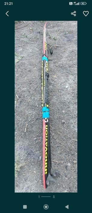 Продам лыжи с ботинками !