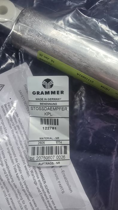 Se vinde telescop scaun Grammer