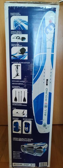 Mistral Inflatable Stand Up Paddleboard SUP + Kayak