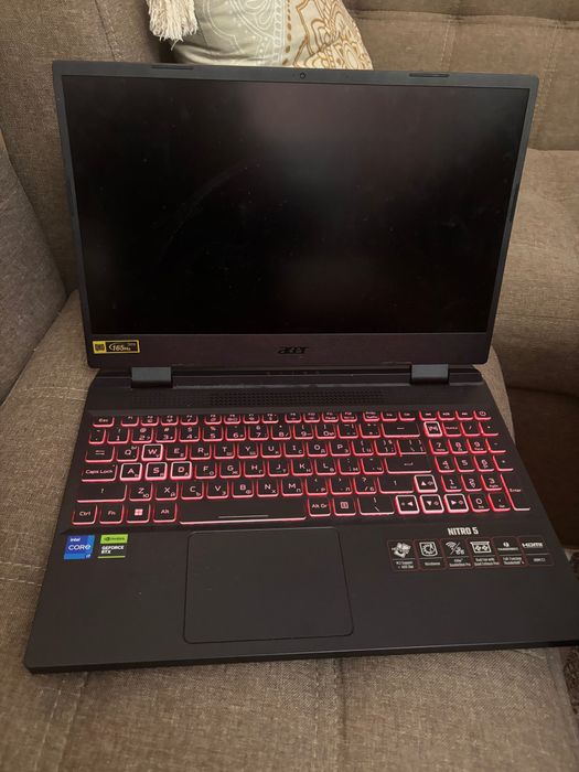 Гейминг лаптоп Acer - Nitro 5 AN515-58-72NW