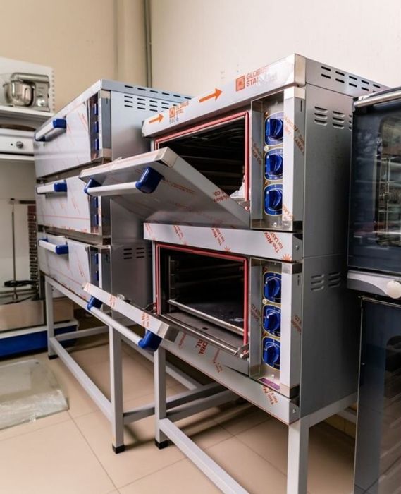 Пицца печь подовая жарочный пекарский шкаф конвекционная ротационная