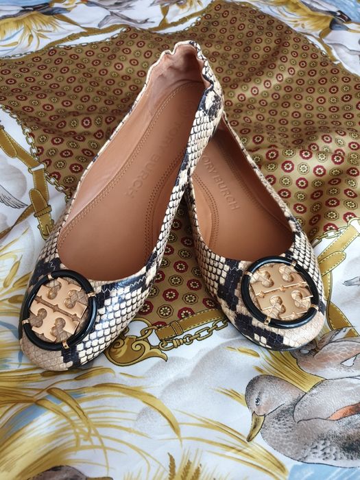 Balerini piele naturala Tory Burch Musette Zara