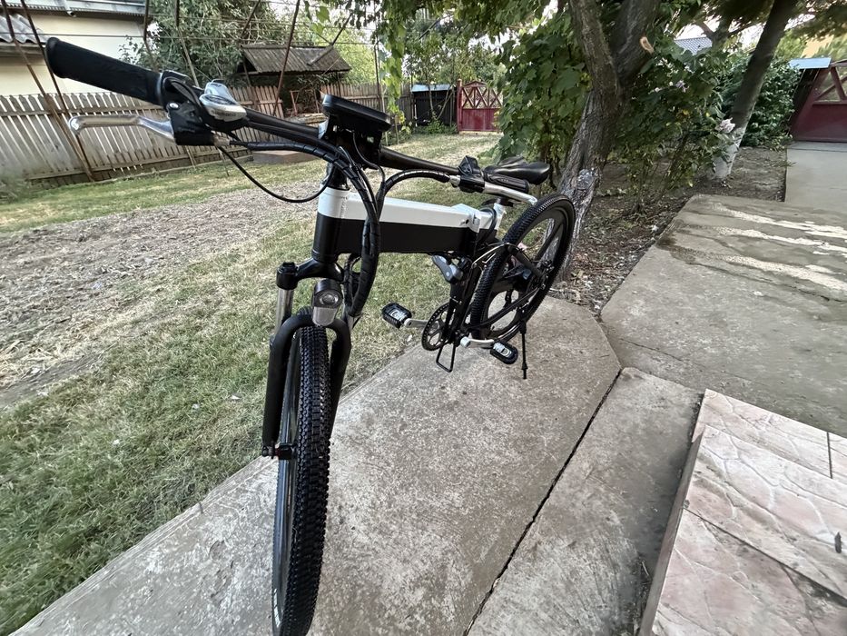 Bicicletă Electrică Pliabilă Samebike LO26 (E-Bike MTB Full Suspension)