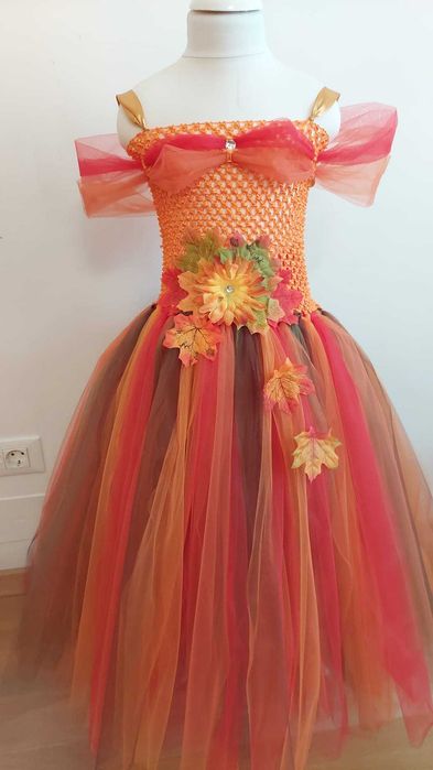 Rochita TUTU Anotimpuri Toamna Luna Noiembrie serbare carnaval