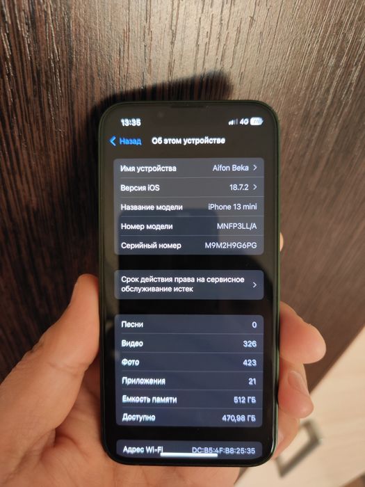 Aifon 13 mini satiladi