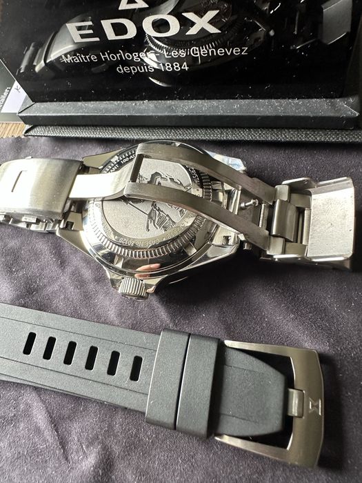 Vand ceas Edox SkyDiver Neptunian, diver 1000M, 44mm