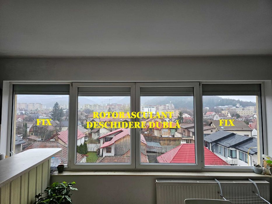 Geam termopan cu tamplarie PVC