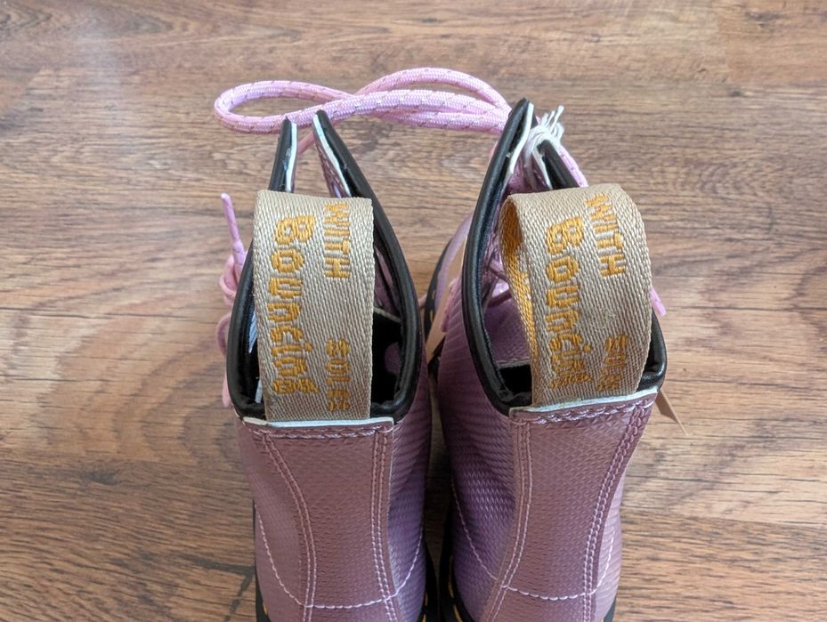 Кубинки Dr. Martens 1460 Pink Lavender VEGAN boots
