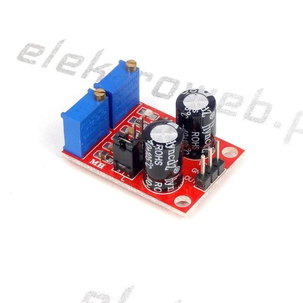 Генератор на правоъгълни импулси NE555 1Hz - 200kHz