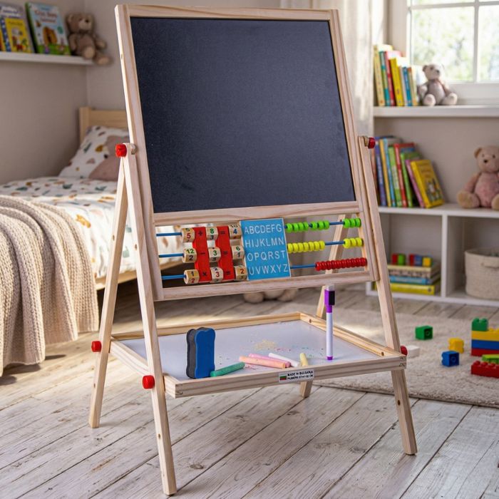 Детска образователна дъска 3в1 – хит сред родителите!
Мултифункционалн