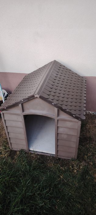 Cușcă pentru câini maro 78x85x80