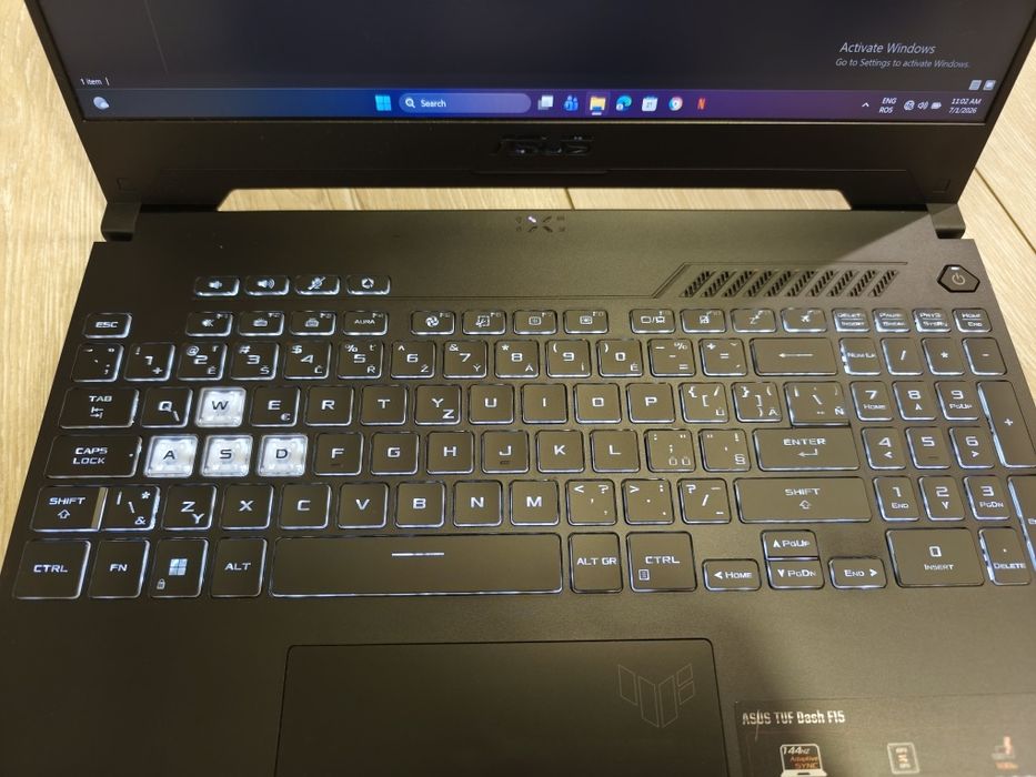 Gaming Laptop Asus Tuf F15 I7/ 32RAM/ 512 Ssd/ RTX 3060