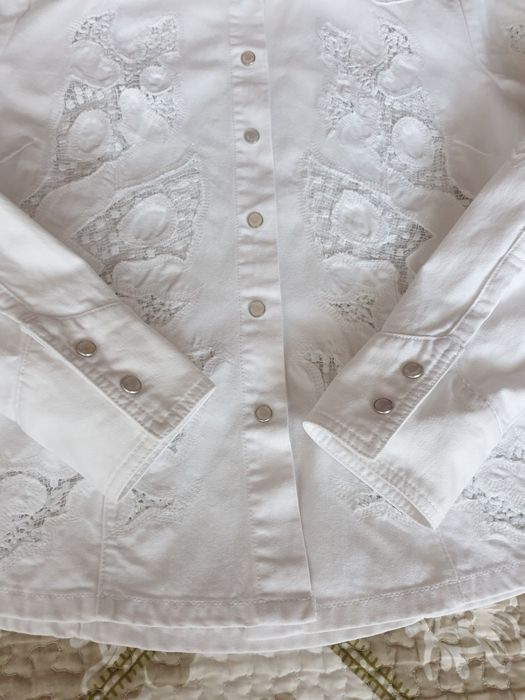 Camasa denim broderie bumbac Nice Connection