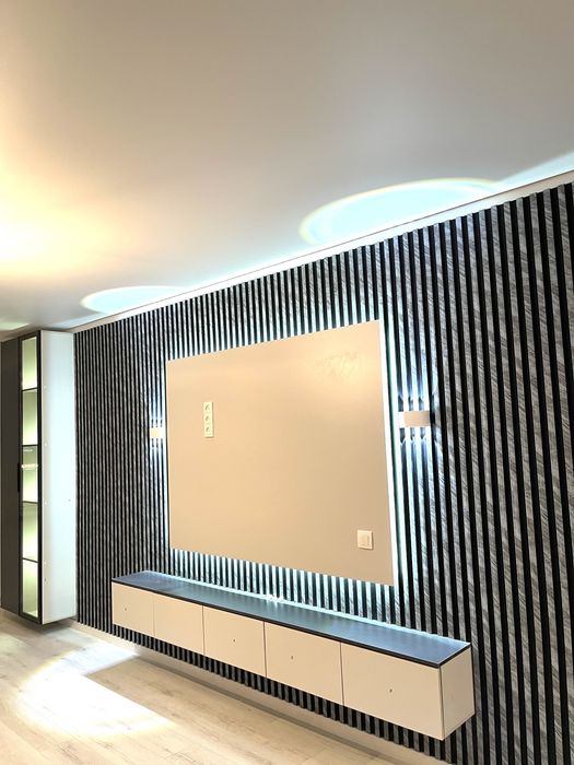 Тв зона бамбук панел