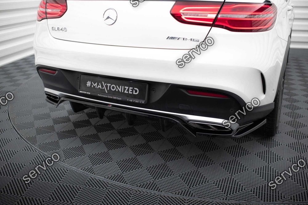Prelungire splitter bara spate Mercedes GLE C292 43 AMG Coupe 2015-2019 v5 - Maxton Design